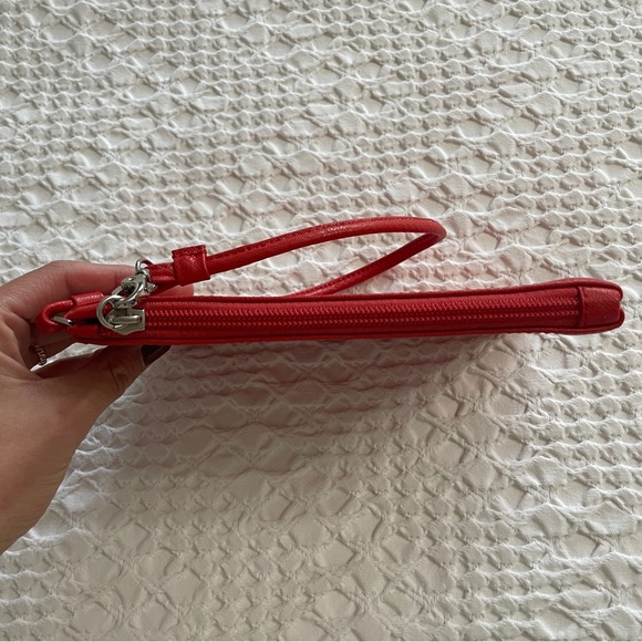 ‘Coccinelle’ Genuine Leather Wristlet Purse - Picture 4 of 6